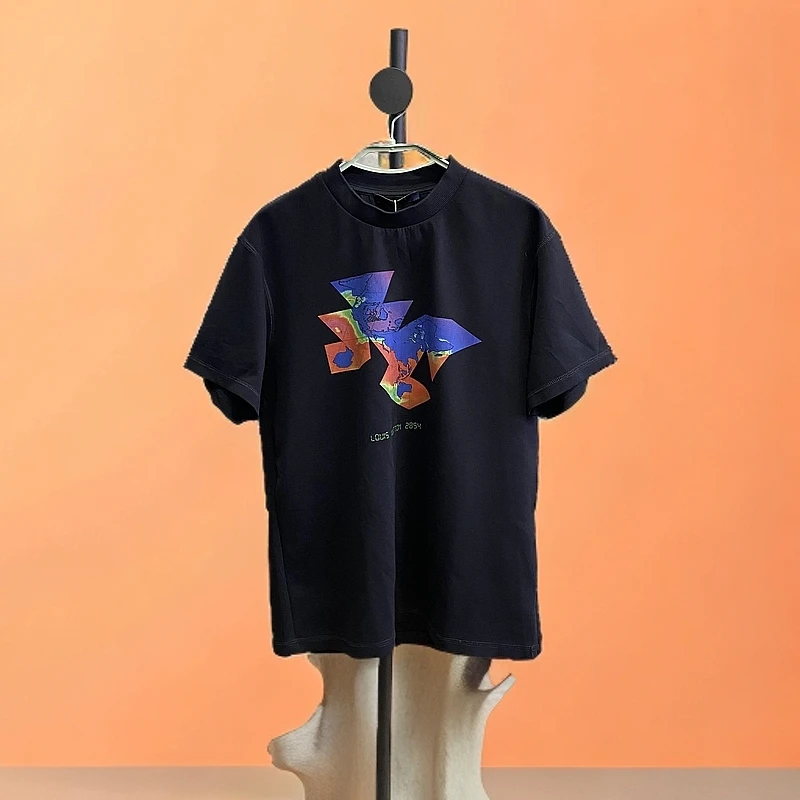 95新 LouisVuitton/路易威登 潮服/lv/L码/黑色短袖/70290544