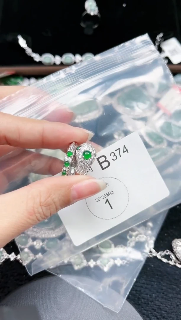 【闪购商品】翡翠颈饰未镶嵌赠皮绳374