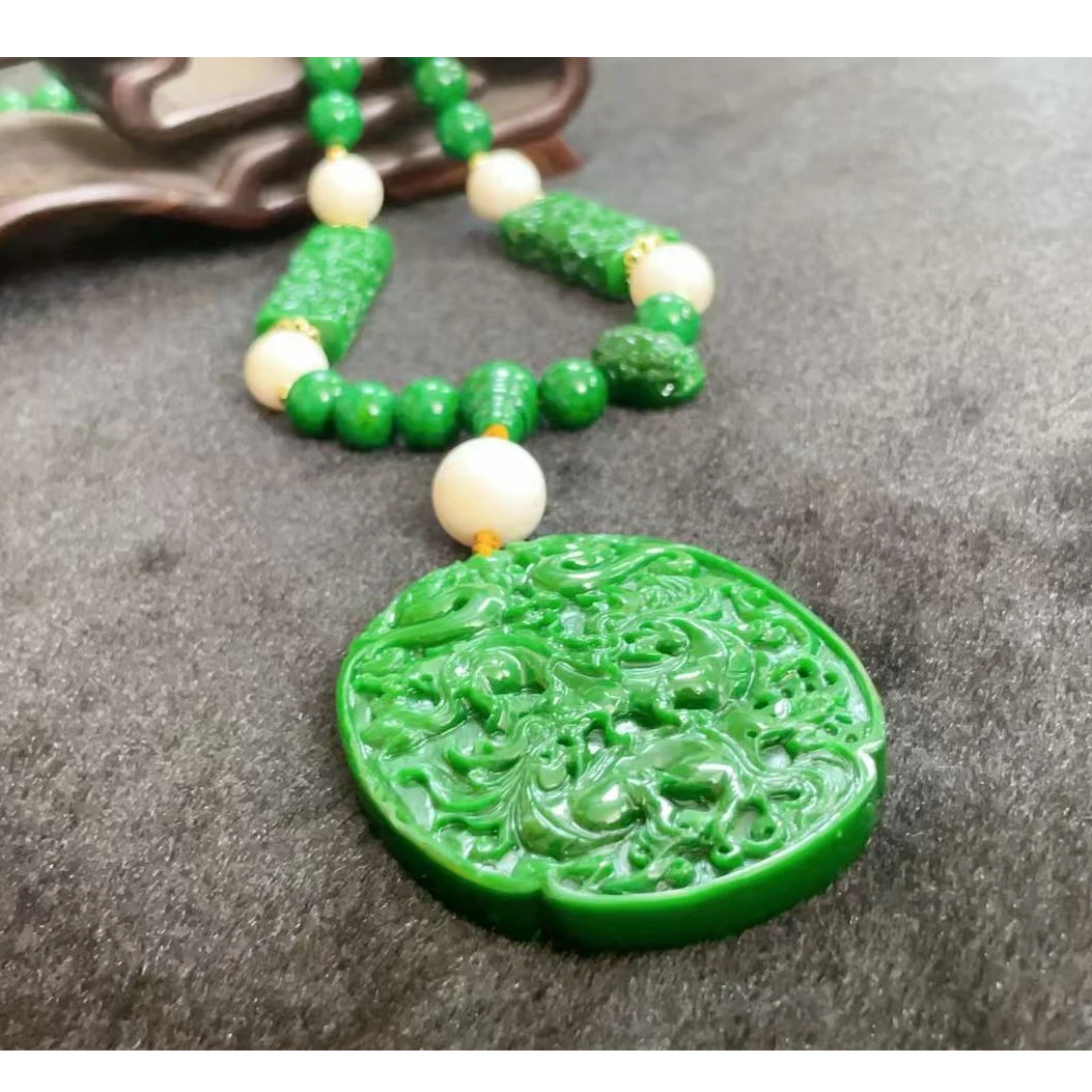 钛钢花岗石项链 阮大大原创精雕小众设计款式项链