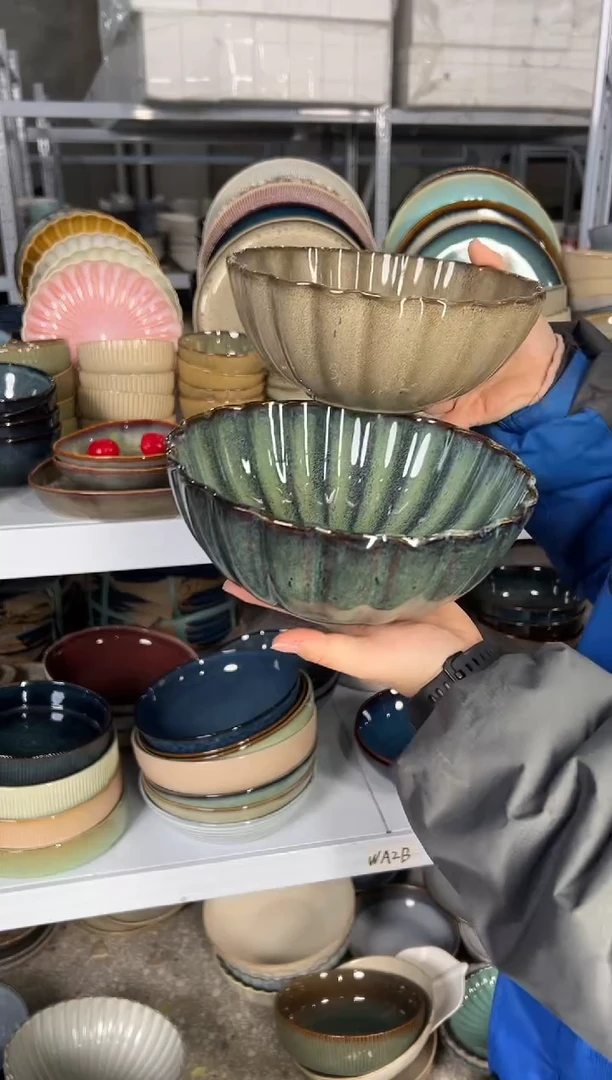 陶瓷外贸尾货瑕疵满20包邮X2 面碗组合