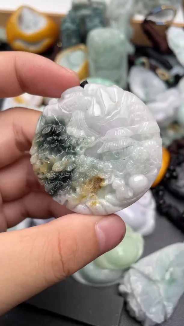 吊坠(不含链)未镶嵌翡翠1