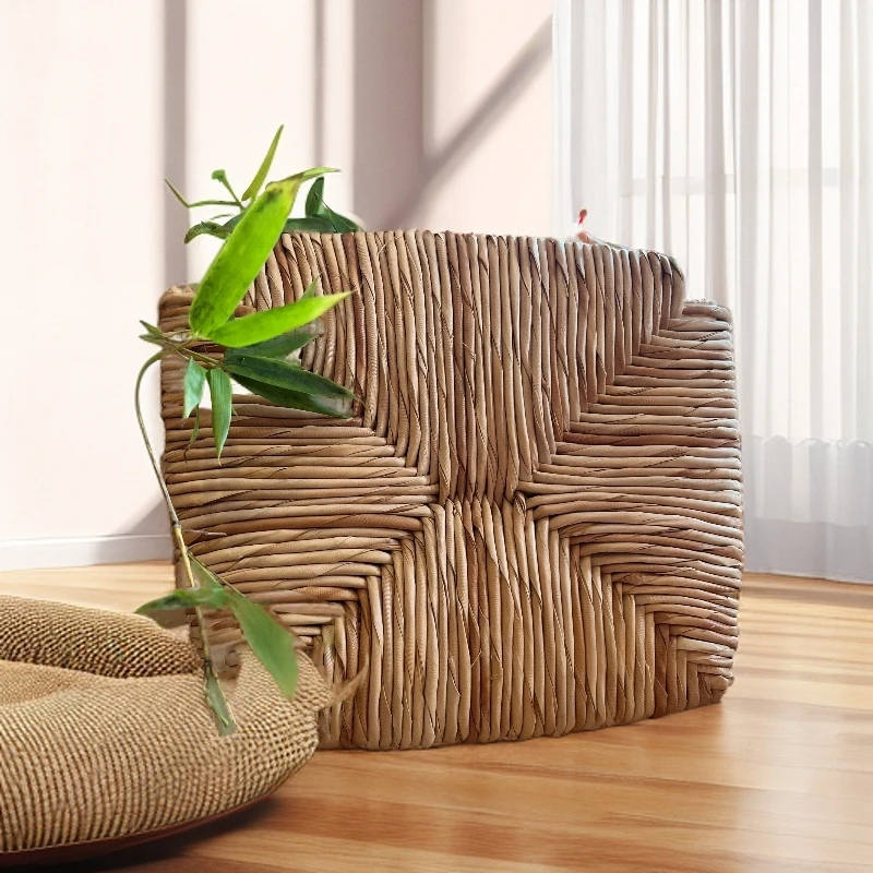 手工编织山姜麻绳座垫儿童垫子透气凳子舒适座垫座椅垫