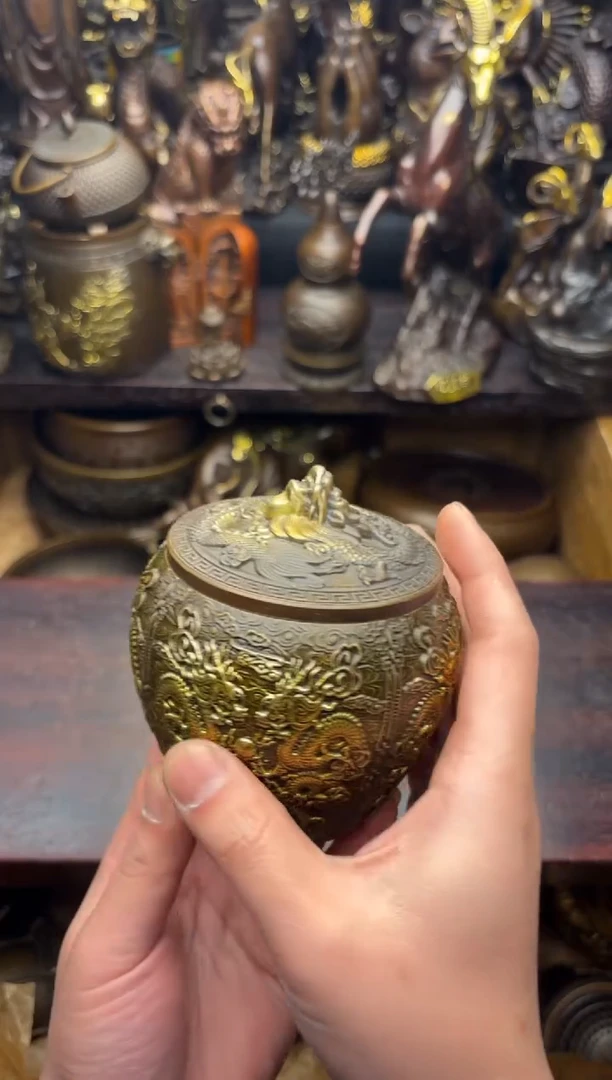 小王精选专属链接九龙茶叶罐