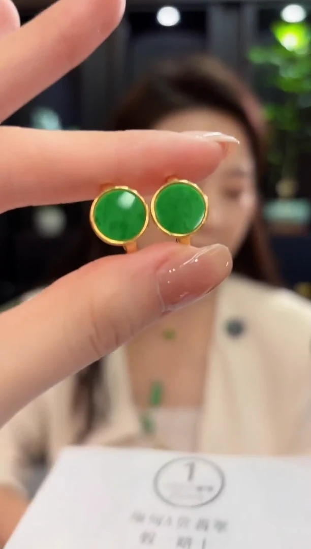 未镶嵌翡翠耳饰缅甸A货/多样性发货/一件