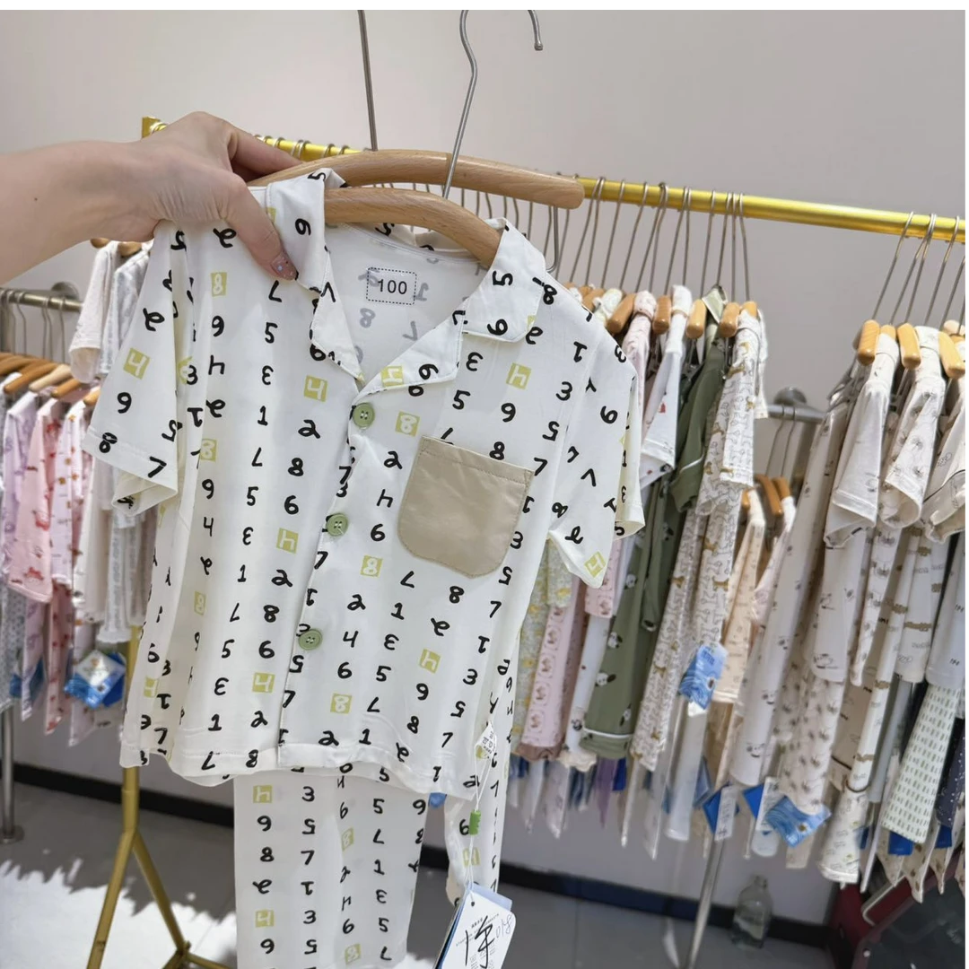 136夏季高端专场开衫白底黑数字（老林家居专场）