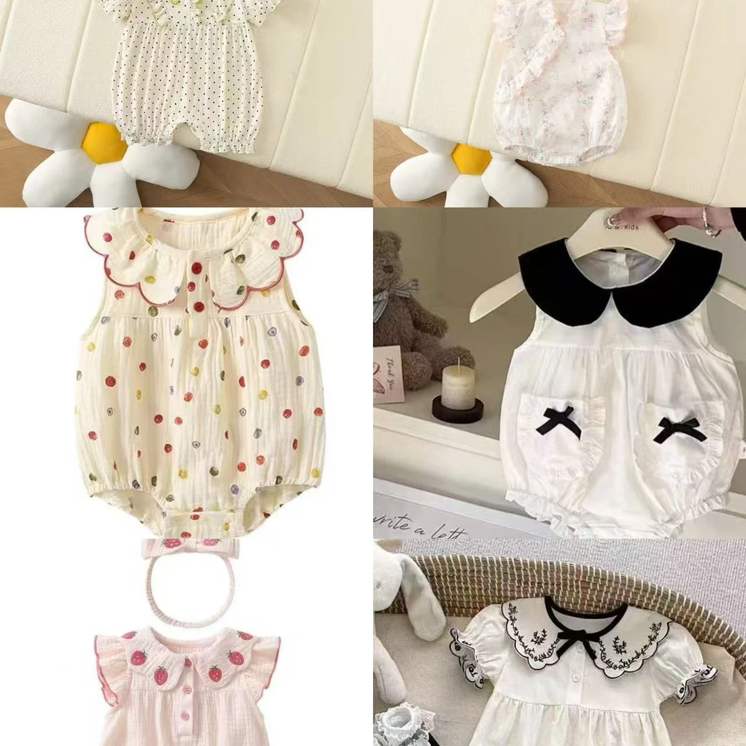 A501-A639【夏款女宝连体衣集合链】夏上新女宝甜美可爱风连体衣