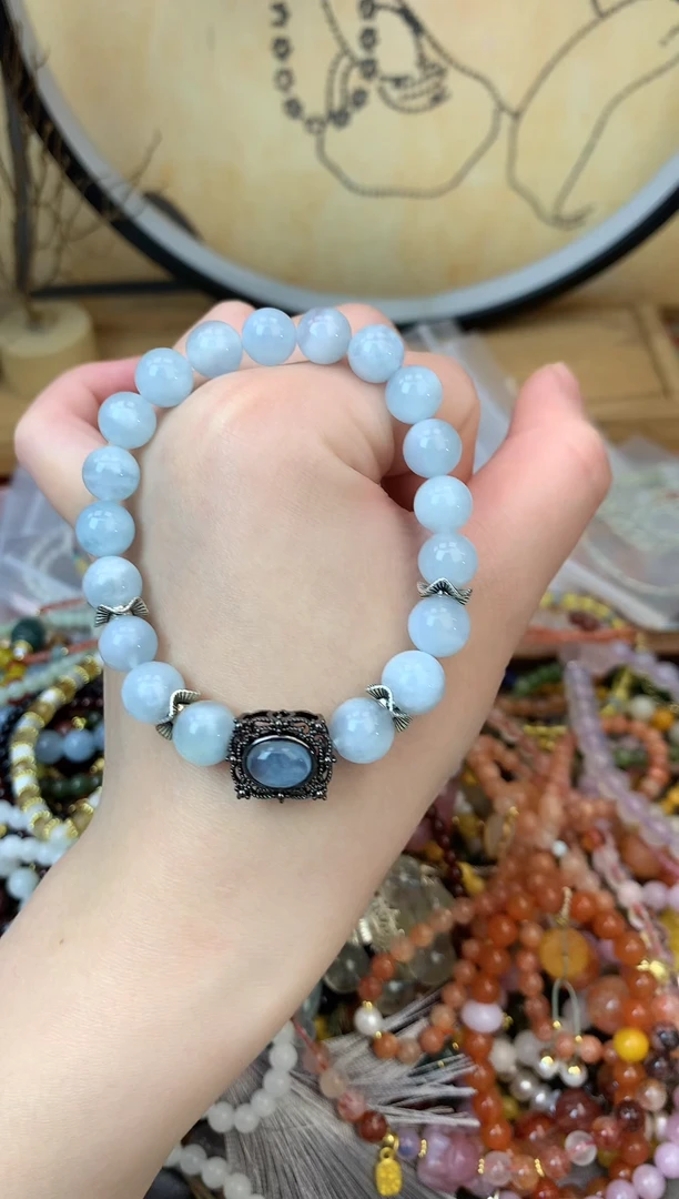 【闪购商品】海蓝宝石手链未镶嵌876