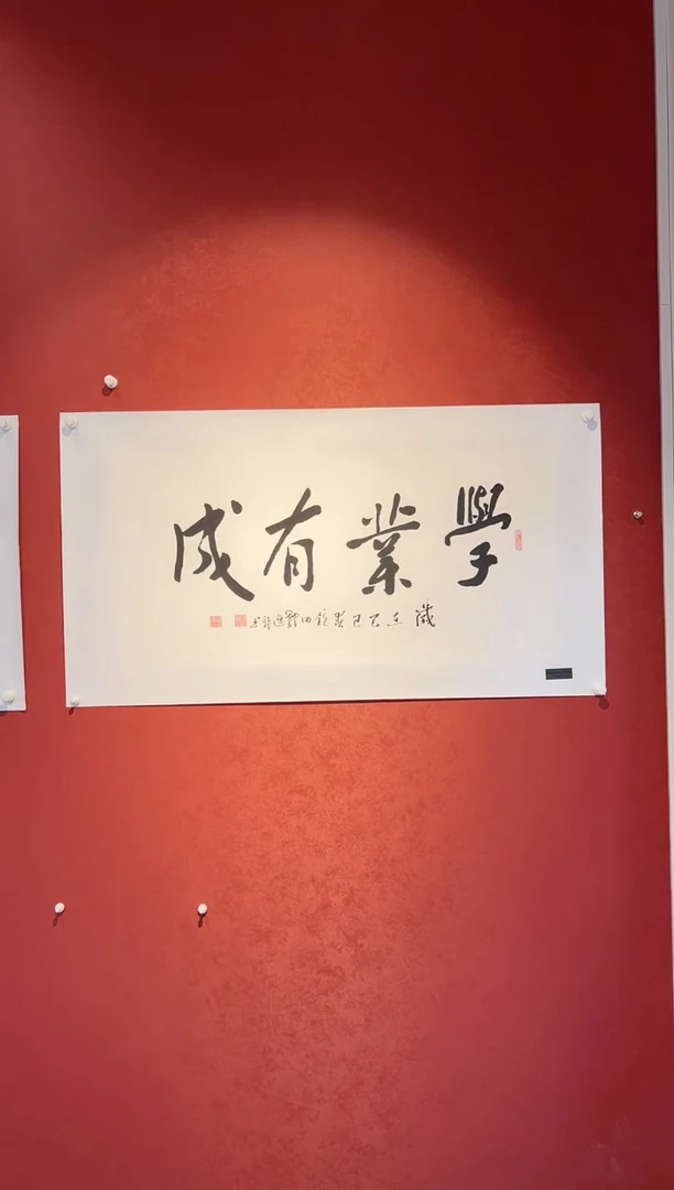 书法田耕成书法大红书作品