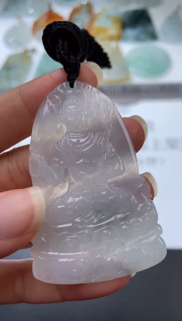 未镶嵌挂件翡翠374701  多人