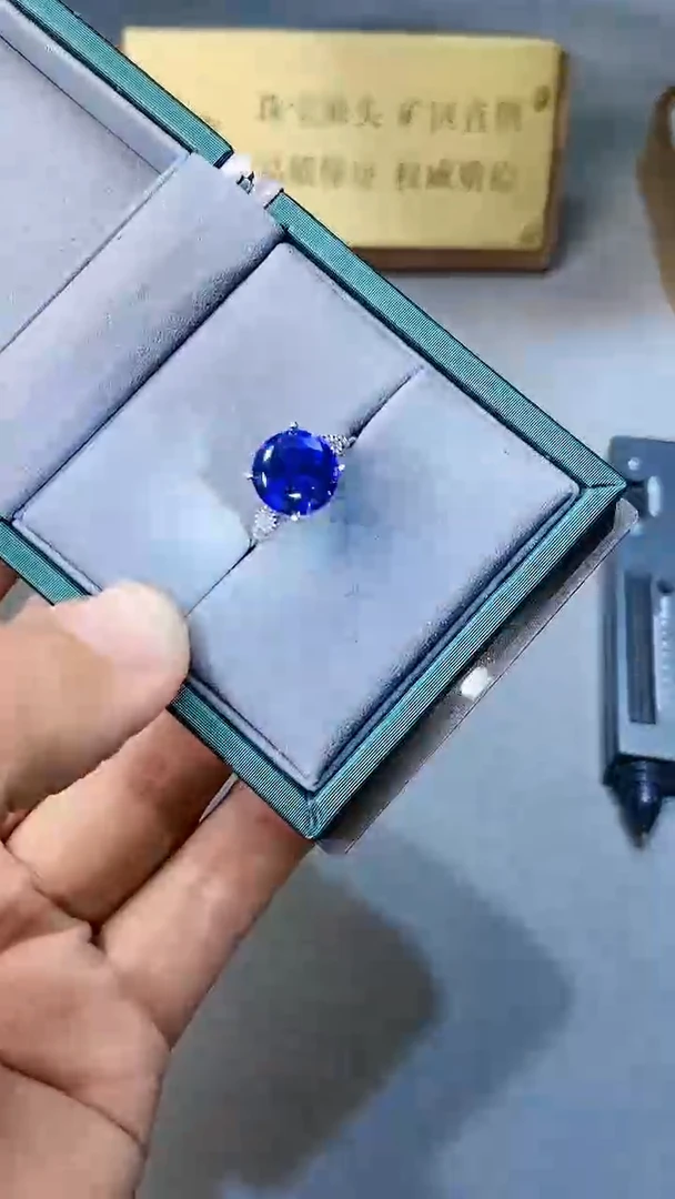 【闪购商品】蓝宝石戒指银S925镶嵌65414