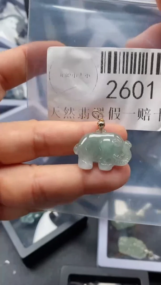 翡翠未镶嵌吊坠(不含链)2601