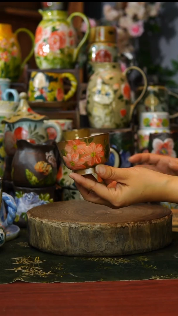 陶瓷12景德镇手工手绘釉下彩陶瓷