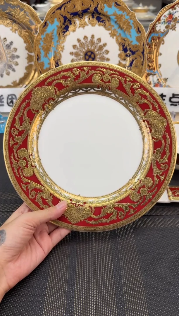 瓷片9英寸平盘 1个