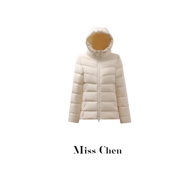 Miss Chen【da鹅】抵挡严寒！超五防排骨鹅绒服女90大朵绒 708