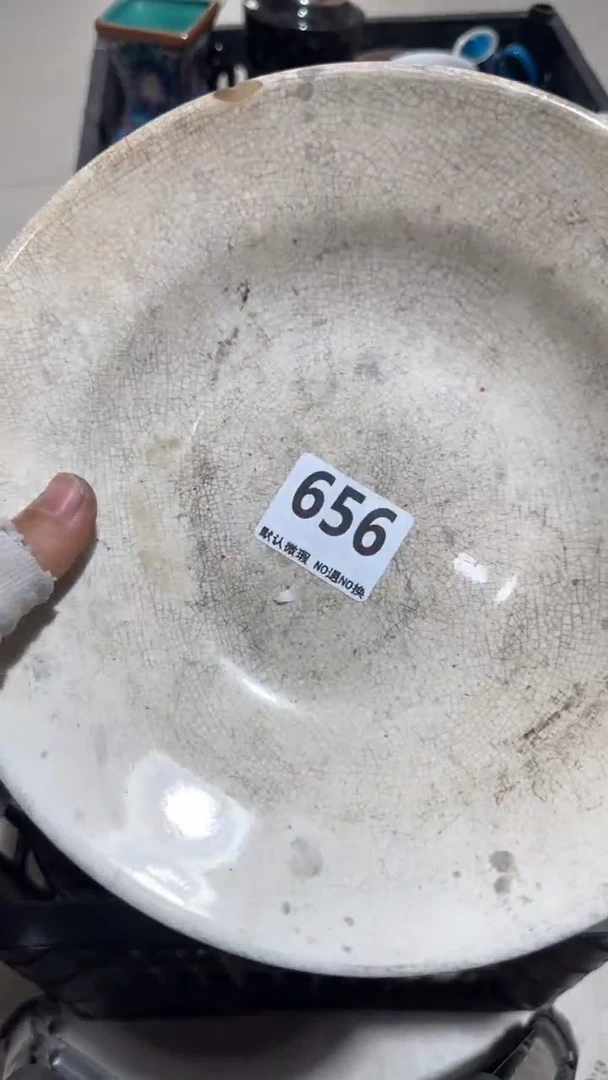 瓷片泛**舟亿容工艺品656