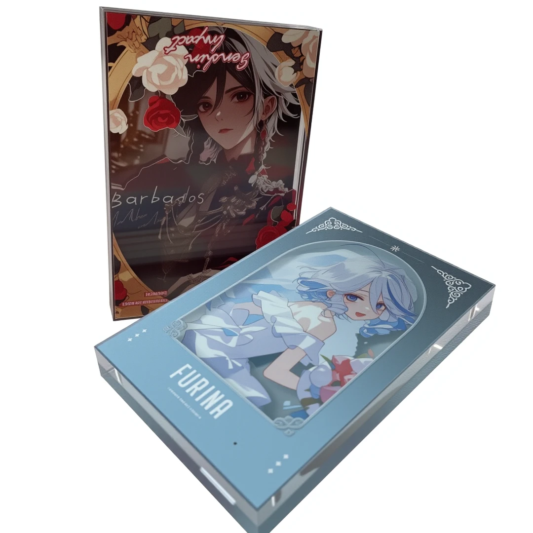 【玩法】原神亚克力双层磁吸水晶砖摆件 第一期