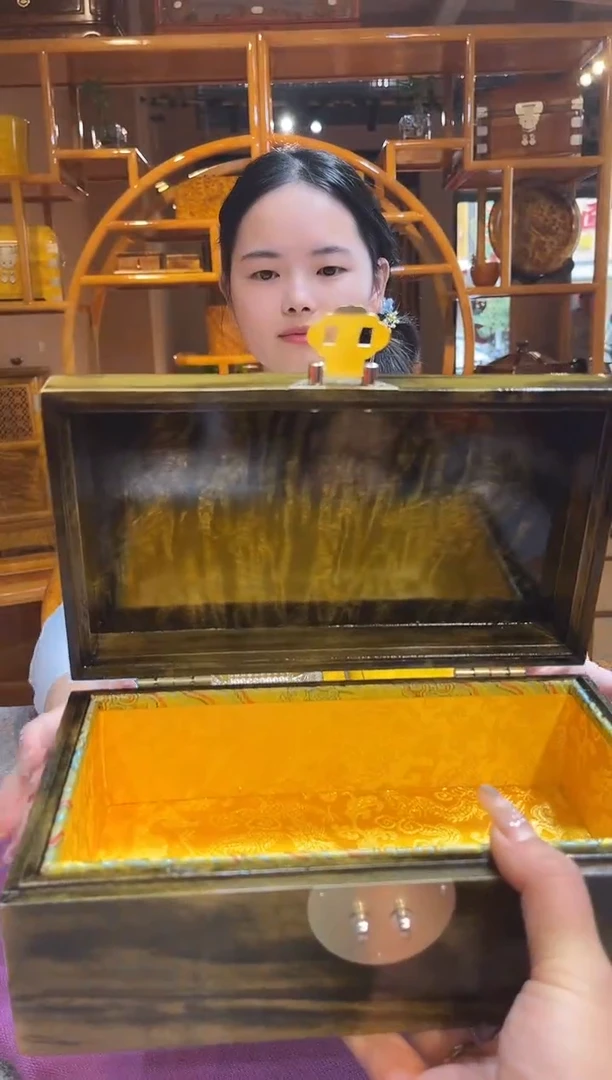 阴沉木文玩盒25*15*8
