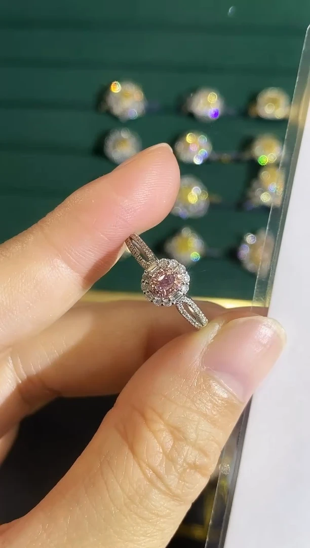 18K金镶嵌戒指钻石101