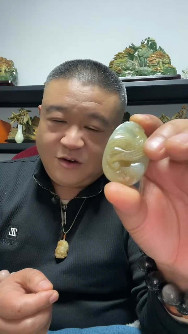 吊坠(赠链)未镶嵌和田玉大吉大利吉祥如意吊坠