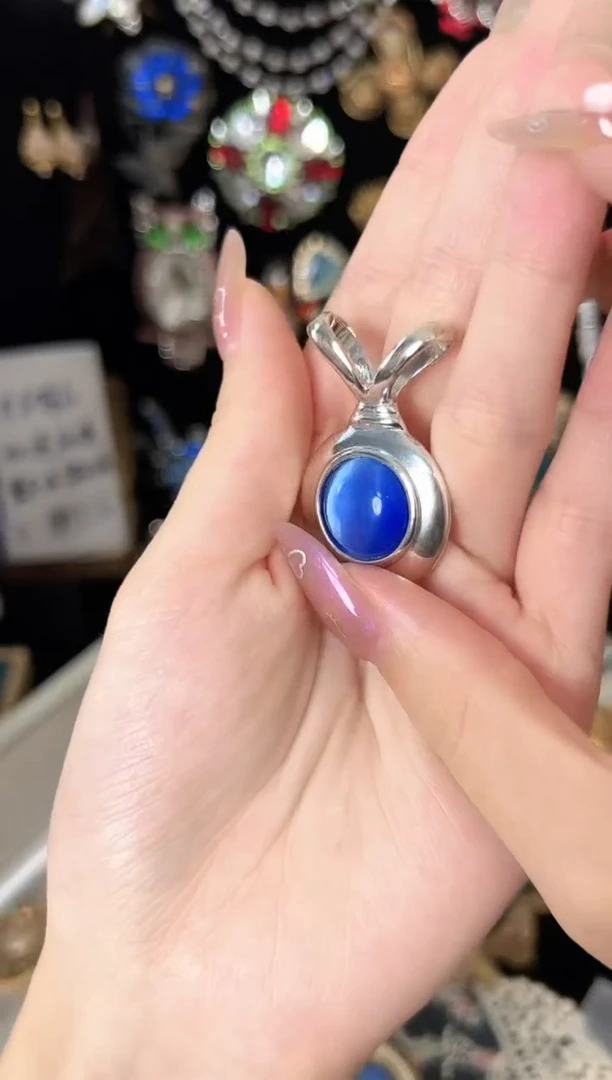 铁合金合成碳硅石773吊坠