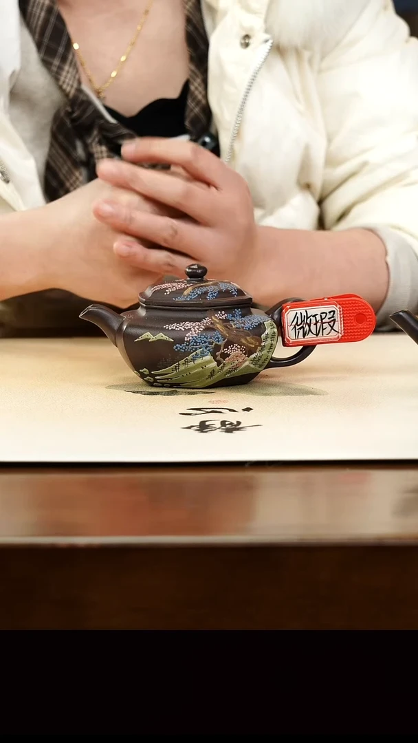 茶壶紫砂宜兴紫砂壶孤品微瑕