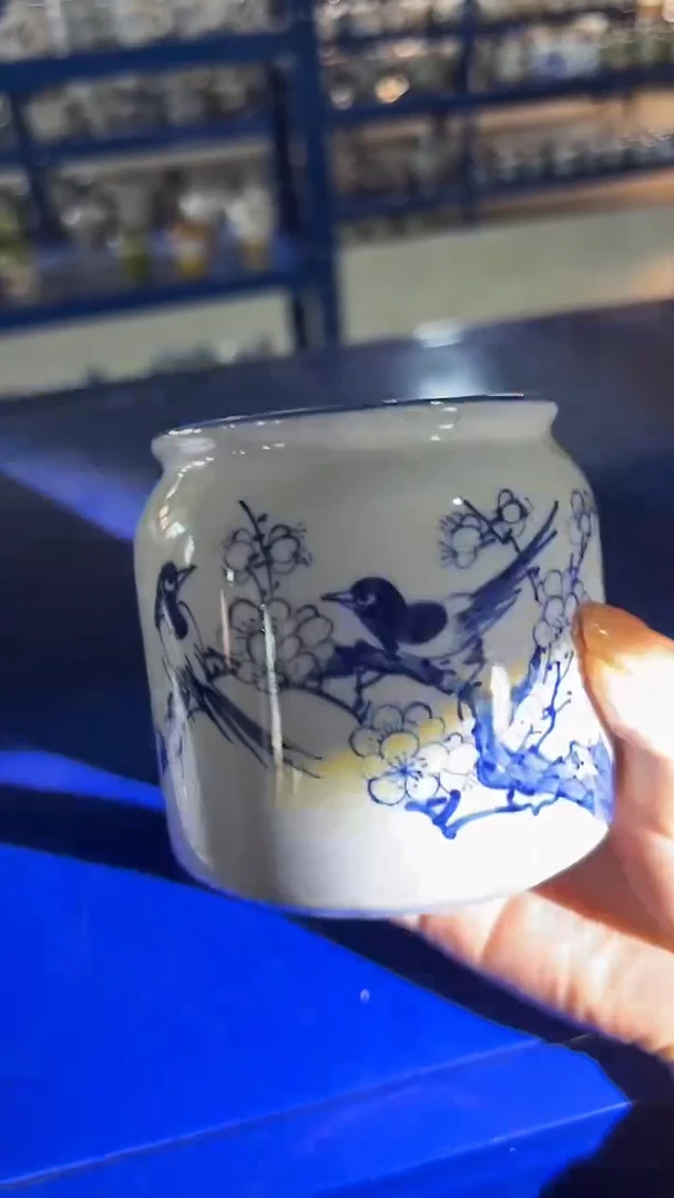 杯子771老陶泥笔筒
