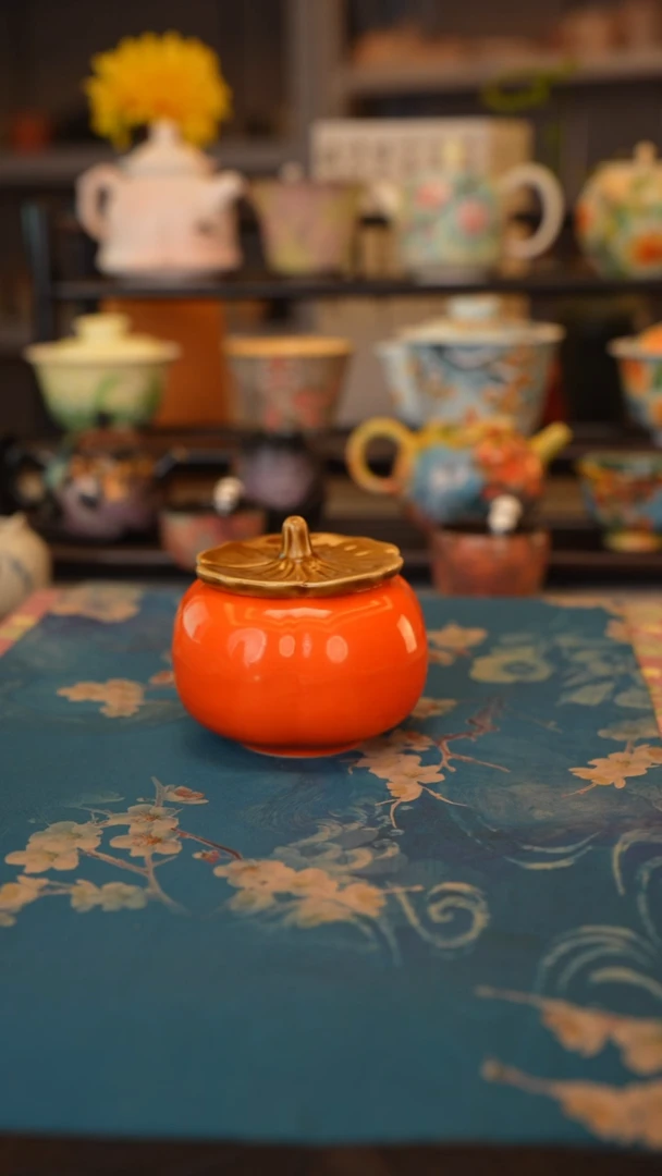 【闪购商品】福利品 柿子茶叶罐