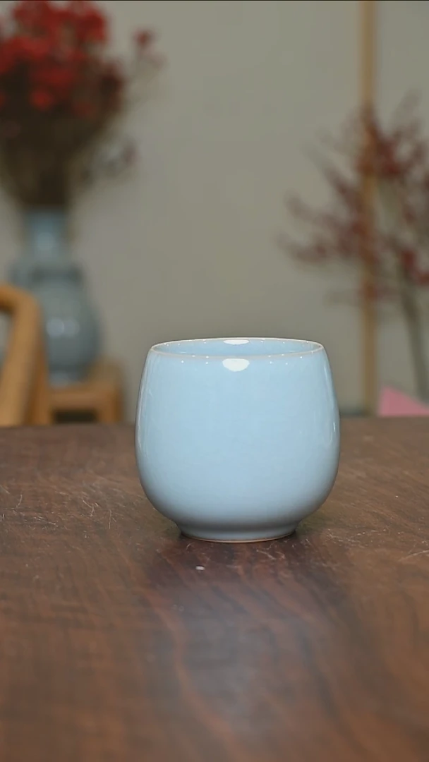 【闪购商品】其他暖心杯 微瑕天青釉 无款