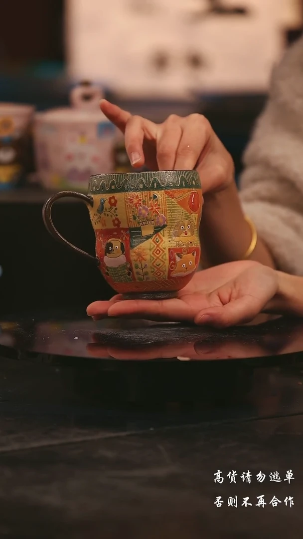 陶瓷景德镇可爱设计师款陶瓷