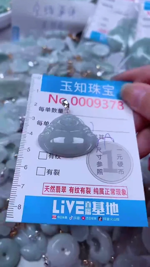 吊坠(不含链)未镶嵌翡翠9378