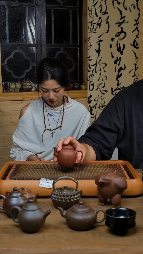 茶壶紫砂梅和柳红清水宫灯724