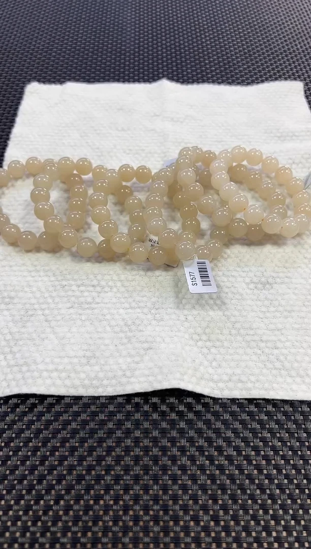 【闪购商品】和田玉手串未镶嵌手串约12mm+（多样性发一件）