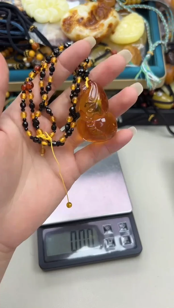 裸石蜜蜡未镶嵌天然琥珀蜜蜡