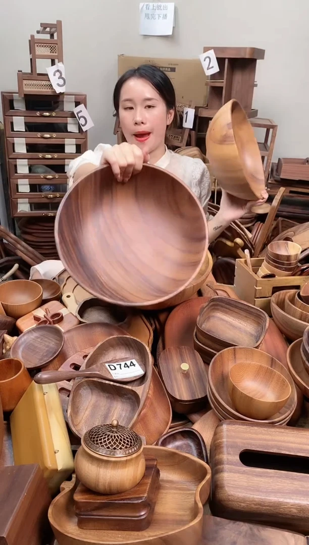 木 南美胡桃木大碗30*10cm