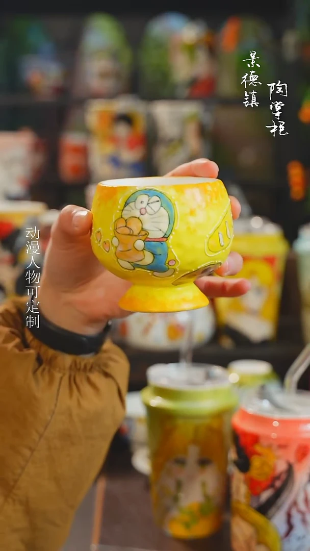 景德镇高温釉下彩纯手工手绘