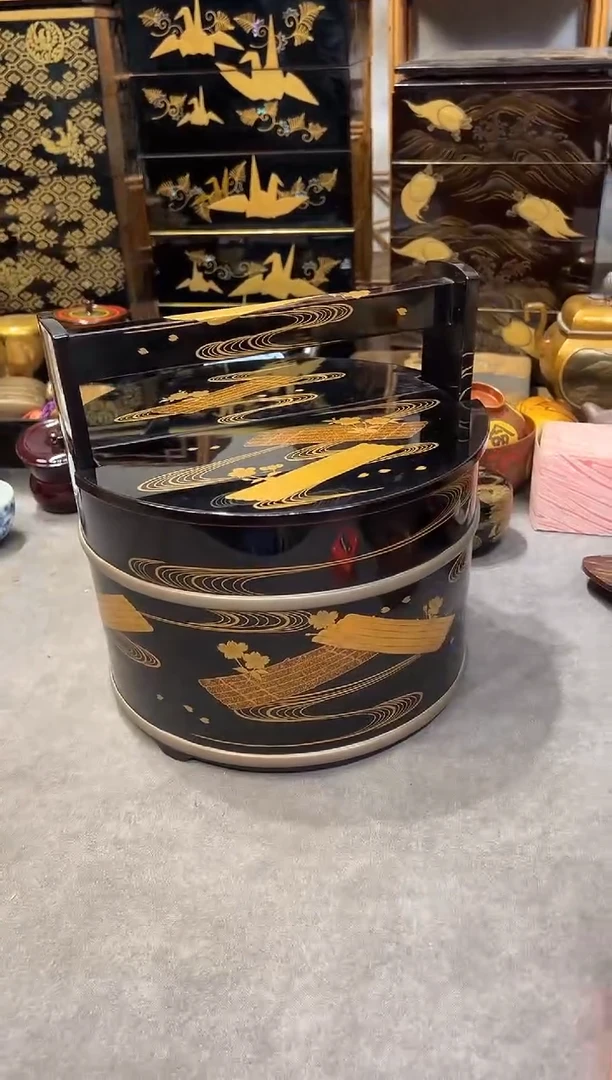 金莳绘 水指（作家器 明治）
