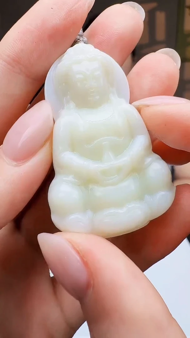 颈饰未镶嵌和田玉天然和田玉（拍一发一）