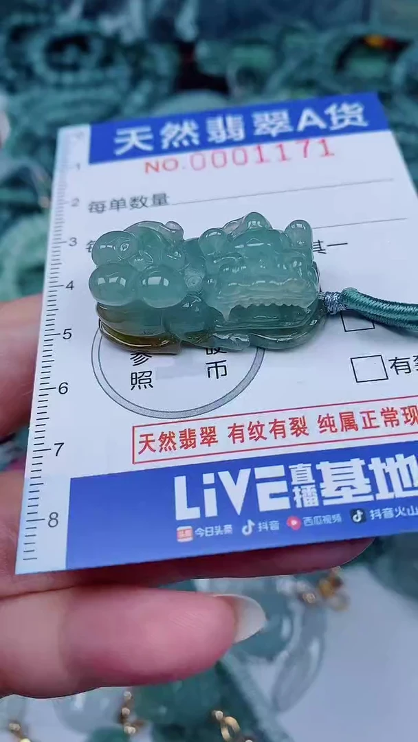 翡翠未镶嵌颈饰00001171