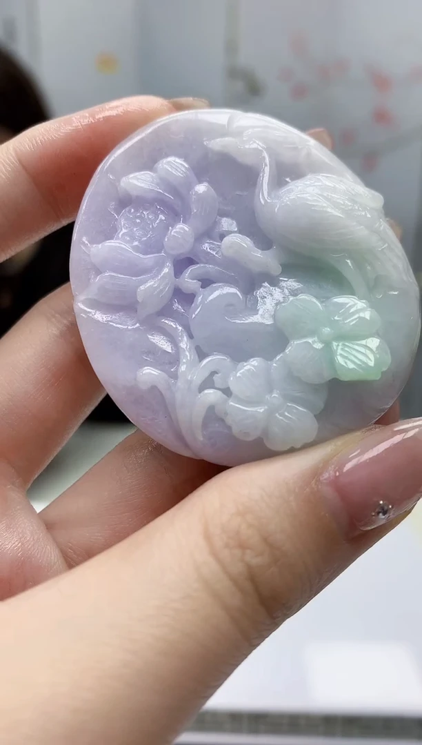 【闪购商品】定制翡翠未镶嵌4829jw-毛货挂件47