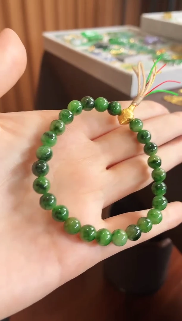 未镶嵌手串翡翠手饰