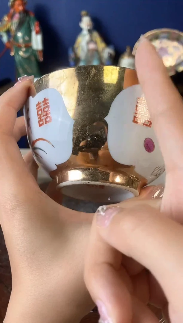 瓷片微瑕慎拍景德镇窑老厂瓷摆件
