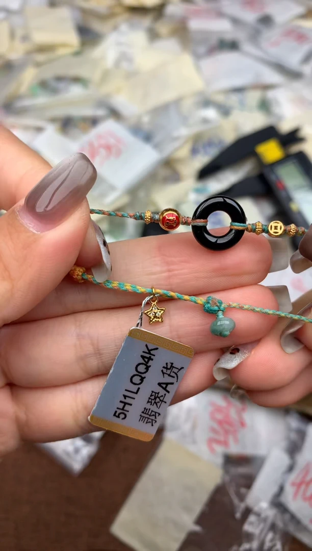 银S925镶嵌挂件翡翠—