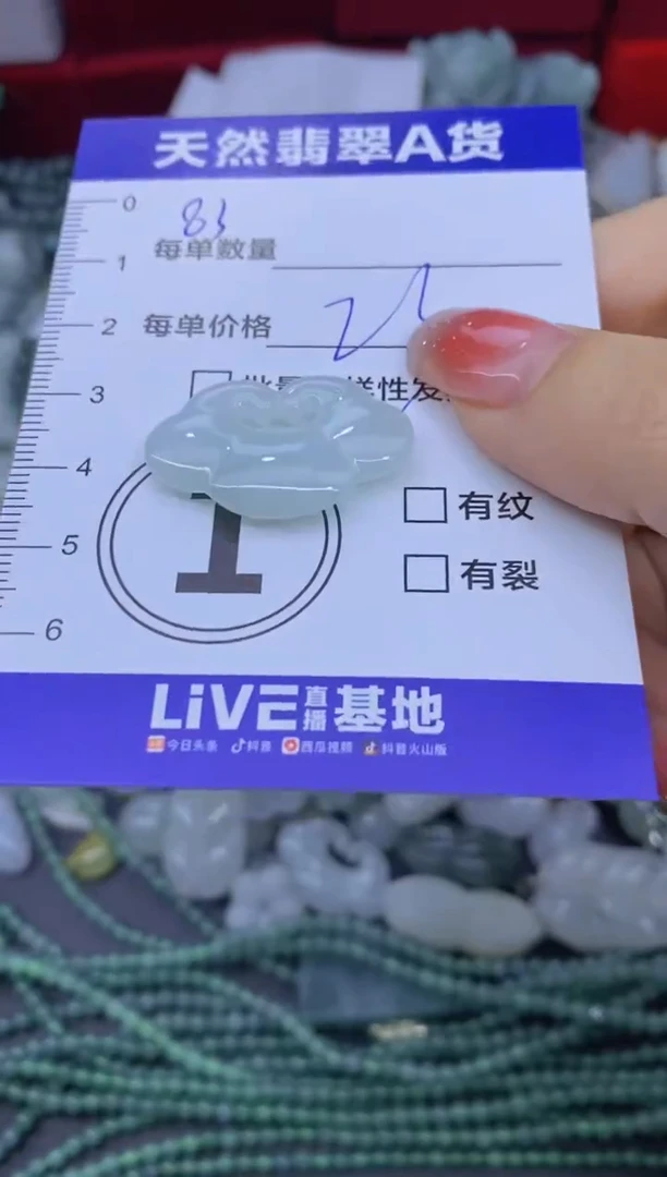 颈饰未镶嵌翡翠天然翡翠A货批量多样性发一件