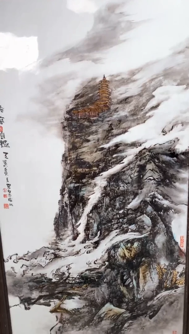 吴义松陶瓷联盟手绘陶瓷编号：