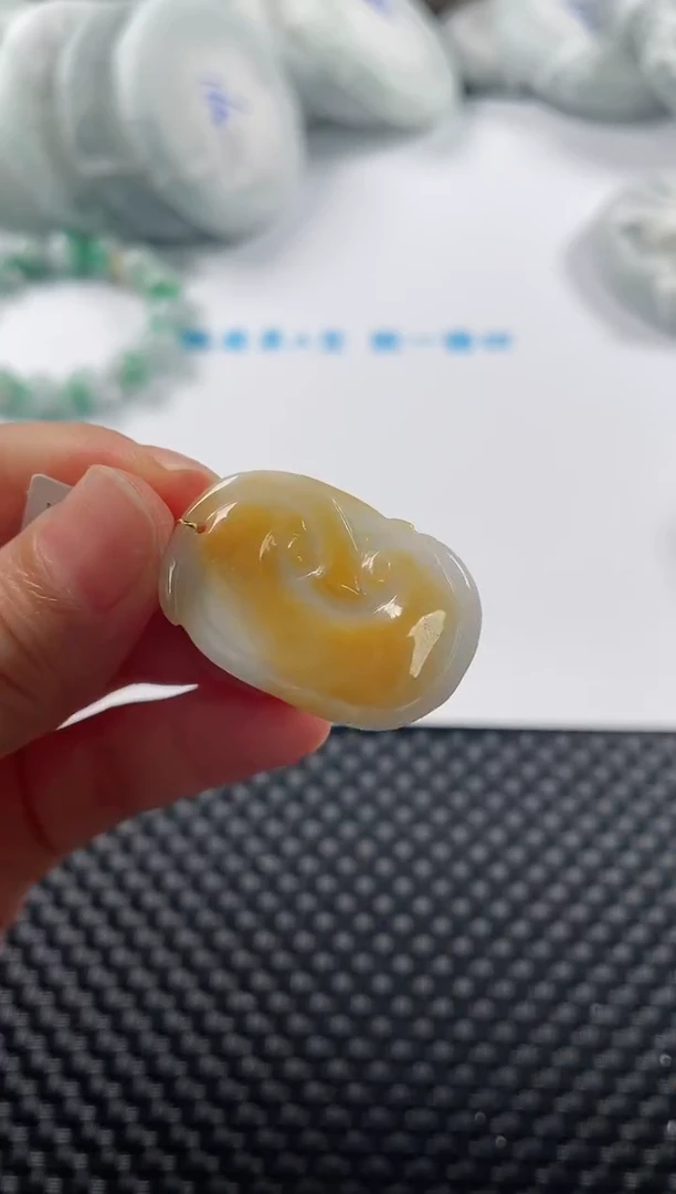 颈饰未镶嵌翡翠7653 如意