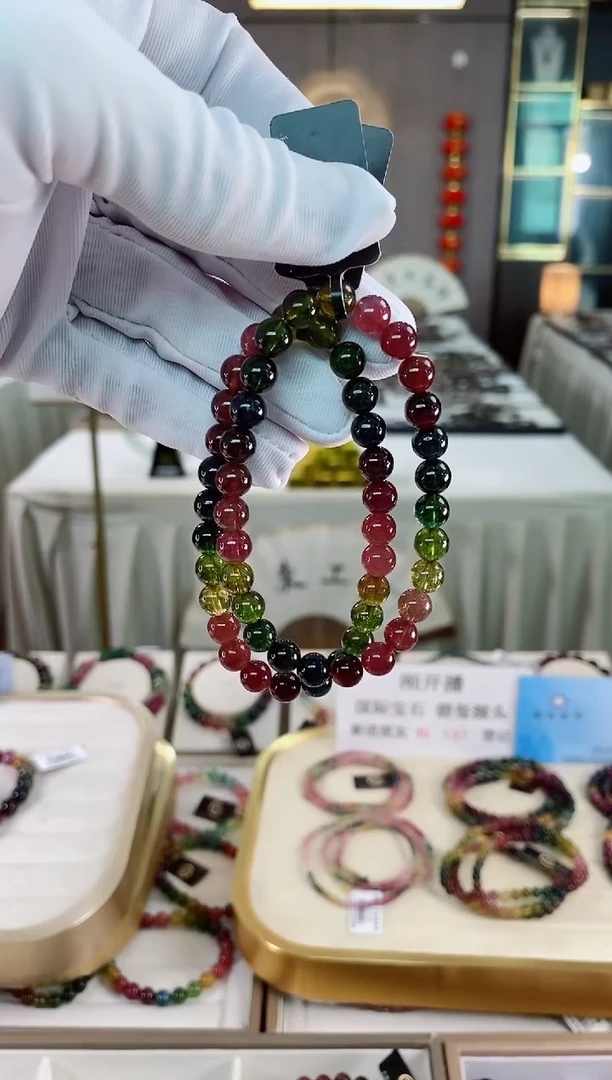 单圈手串6mm+未镶嵌碧玺（多样性发一条）xion