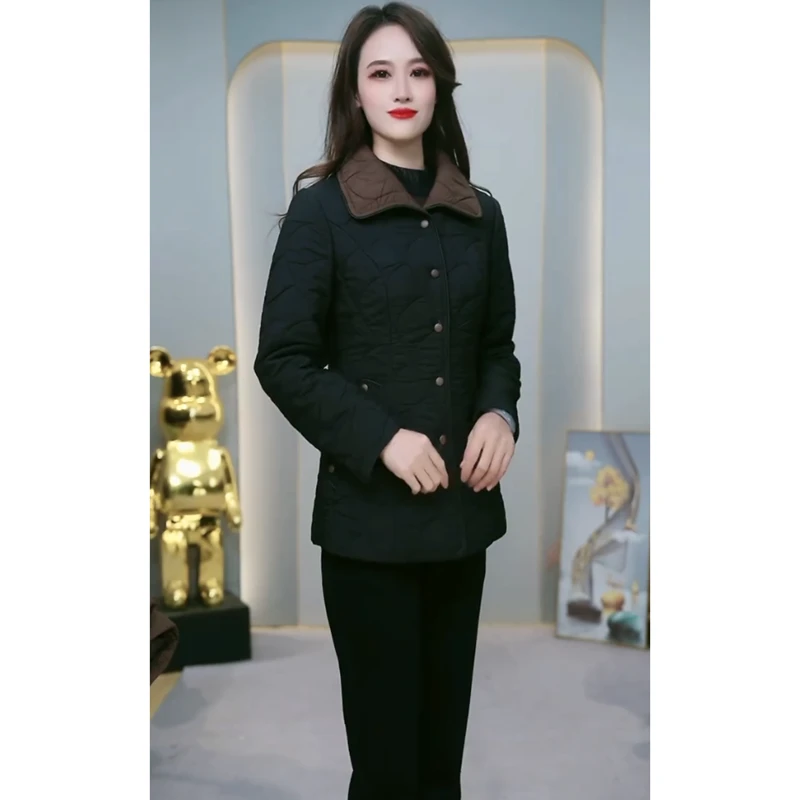 【外套】2662新款时尚修身显瘦女装气质洋气外套加厚秋冬款