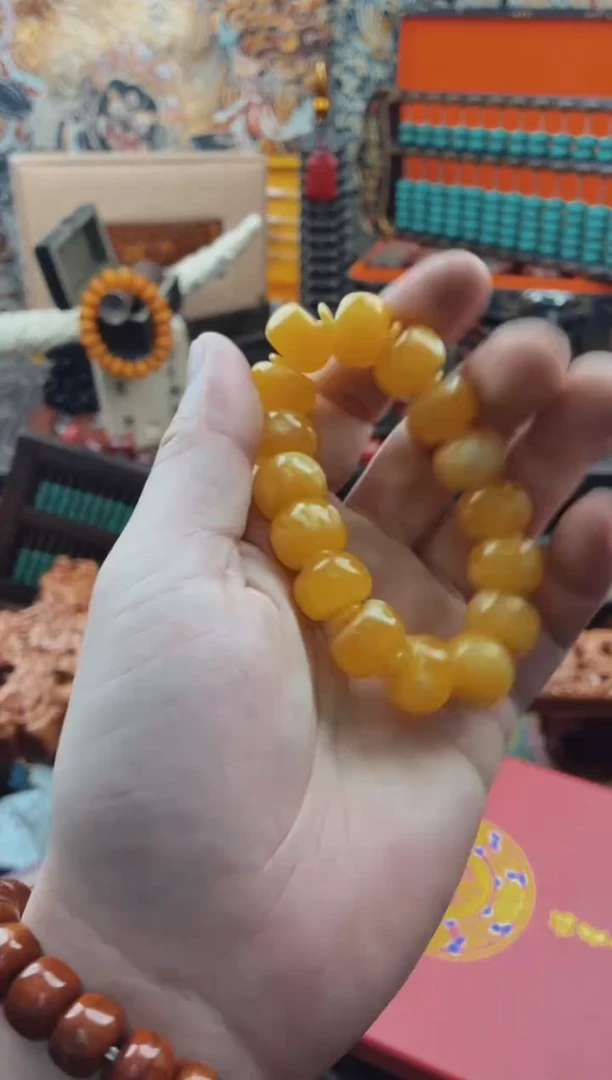 未镶嵌蜜蜡裸石宗起祥瑞直播推荐9