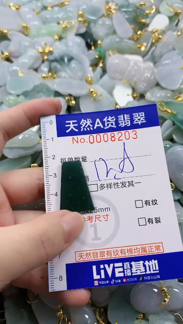 颈饰未镶嵌翡翠天然A货翡翠