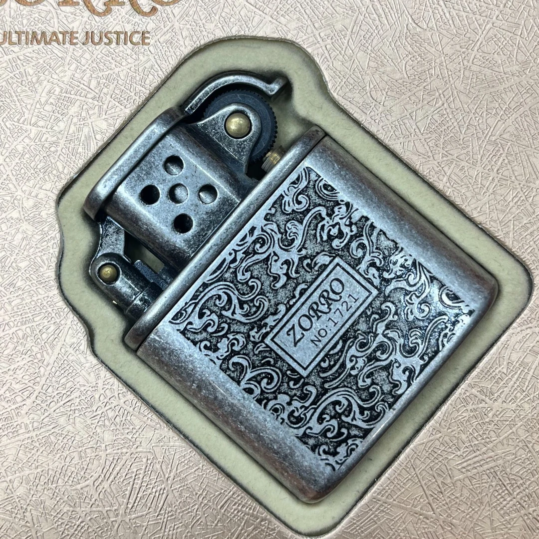 老九门古银祥云煤油打火机QB